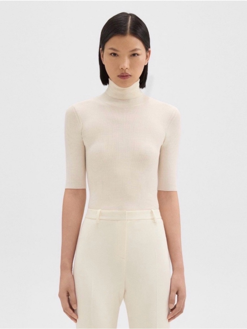 Theory Leenda Short-sleeve Turtleneck - Picture 8 of 11